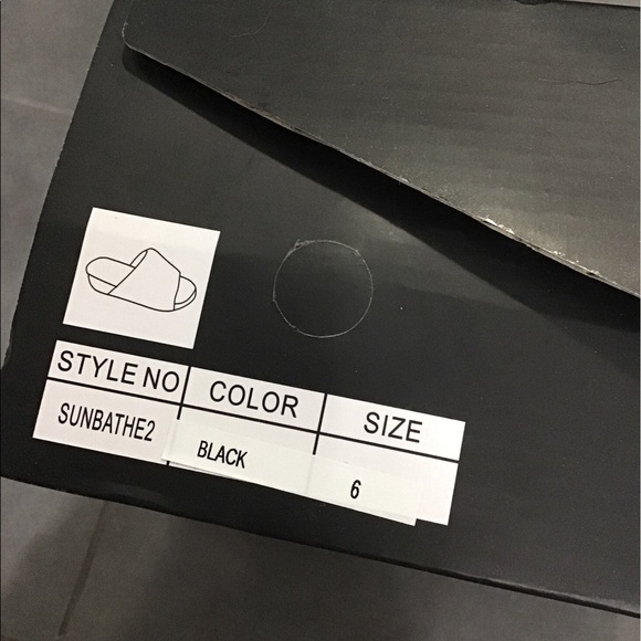 ❌SOLD❌ 🆕 Fashion nova sandals black sz 6 - Picture 4 of 8